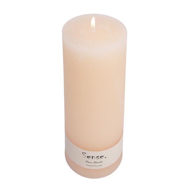 Pillar Candle Sense Rustic Ivory  image number 1