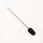 Cottage oval plastic toilet brush holder, beige image number 3