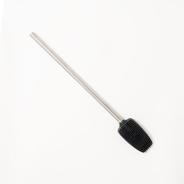Cottage oval plastic toilet brush holder, beige image number 3