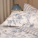 Cottage icy floral 6pc comforter queen blue 200*240 cm image number 5