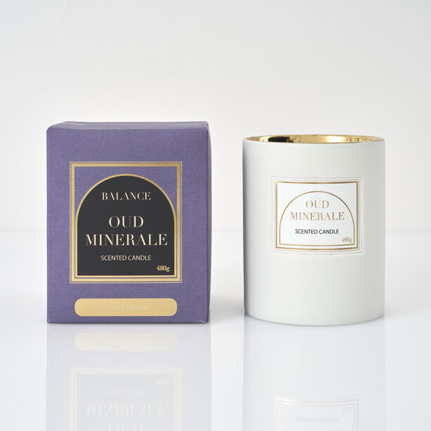 شمعة معطرة في برطمان 480 جم برائحة نسيم المحيط image number 0