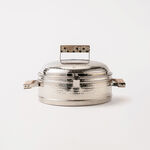 La Mesa silver and gold metal food server 3L image number 0