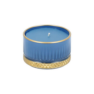 Gloria gold candle 9*5.5 Cm Blue