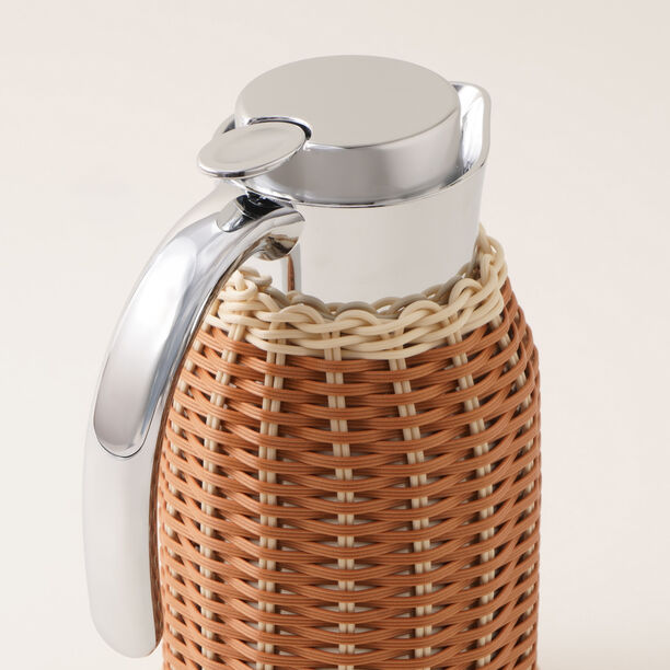 Dallaty stainless steel vacuum flask 1.2L, brown image number 1