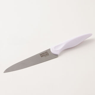 Samura 8pcs stainless steel mojo knife block set in white