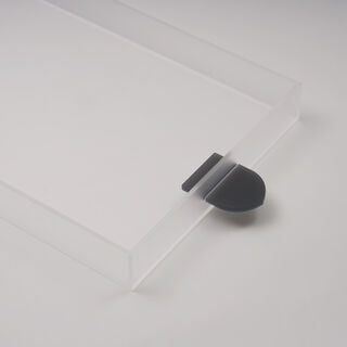 Dallaty Acrylic Tray With Grey Color Handle, 59.5*30*5 Cm