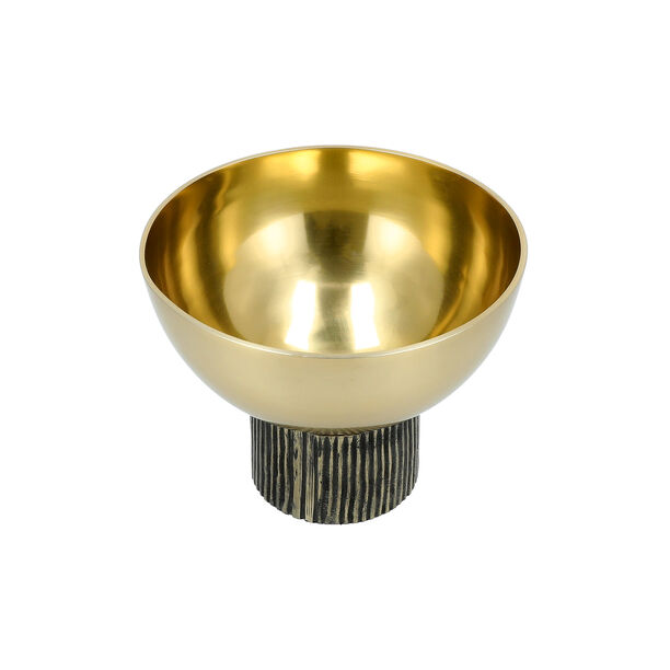 Decorative Bowl Metal Gold Dia 25.5* Ht: 18 Cm image number 3