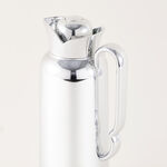 Dallaty Stainless Steel Thermos, Shiny Silver, 1L image number 3
