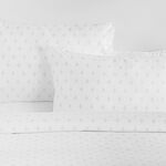 Boutique Blanche 3pcs cotton duvet cover 260*220cm 300 thread count diamond image number 2