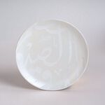La Mesa 4 Pieces Dessert Plate Calligraphy Pearl 8" image number 0