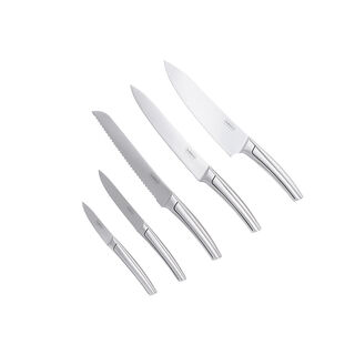 Alberto 5 Piece Knives Set Acacia Wood
