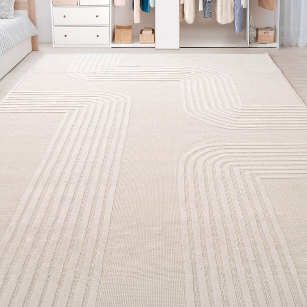 Cottage tufted beige rug 160*230cm image number 0