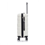 Travel Vision 3 Pieces Abs Wheeled Luggage Set, White image number 2