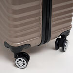 Travel vision durable ABS 4 pcs luggage set, champagne image number 6