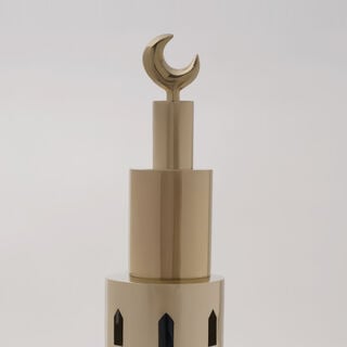 Homez Ramora Collection Lantern, Gold, 11*11*47 Cm