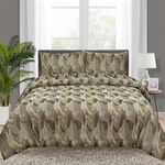 3 Pcs Jacquard King Comforter Set image number 0
