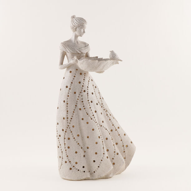Homez resin decorative lady sculpture 30.2*20.3*57.1cm, grey image number 0
