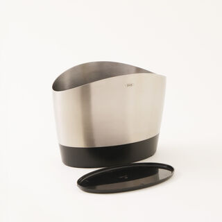 Oxo Utensil Holder Stainless Steel, Silver 8.4"* 4.75"* 6.25"
