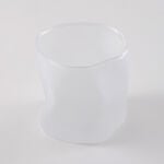 La Mesa 4 Pcs Tumbler Glass Set, Frosted White 8.5*8.5*8.5 Cm image number 2