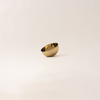 Oulfa gold steel nuts bowl
