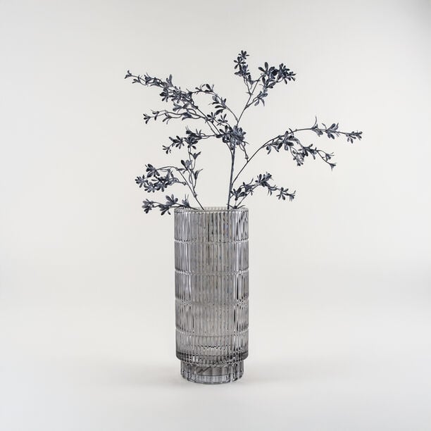 هومز مزهرية زجاج رمادي فاتح 15*15*34.3 سم image number 2