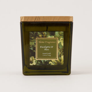 Homez Flowery Scented Candle Wax Eucalyptus And Moss 220 G