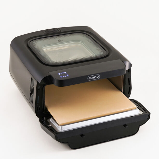 Homez air fryer plastic black 13L image number 3