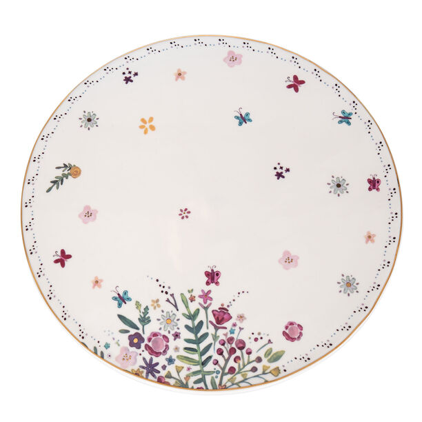 Porcelain Cake Stand Butterfly image number 1