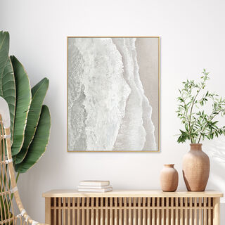 Homez sea waves on canvas in frame 80*100cm
