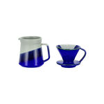 6Pcs English Coffee Set Serv 2 Stripe Fantasy Blue,Grey image number 1