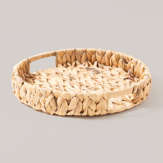 Dallaty Small Rattan Round Tray 28*28*5Cm