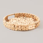 Dallaty Small Rattan Round Tray 28*28*5Cm image number 0