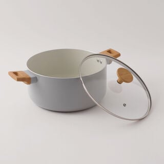 البرتو طقم قدور الومنيوم 9 قطع، رمادي