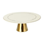 La Mesa white porcelain cake stand image number 1