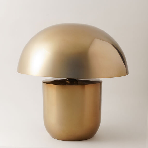 هومز مصباح طاولة دائري معدني، ذهبي 39*39*39سم image number 0