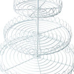 3 Layers Cup Cake Stand With Heart Handle  image number 1