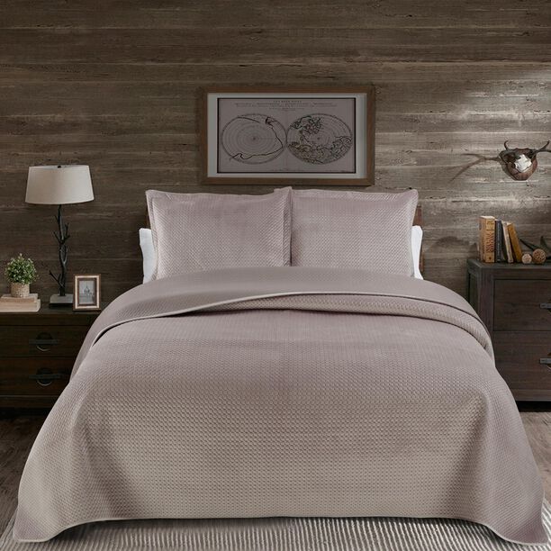 3 Pcs Velvet Bedspread King Size image number 0