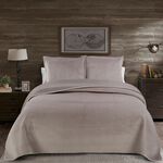3 Pcs Velvet Bedspread King Size image number 0