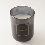 Homez glass jar scented candle sunny sangria, black 15*20cm image number 1