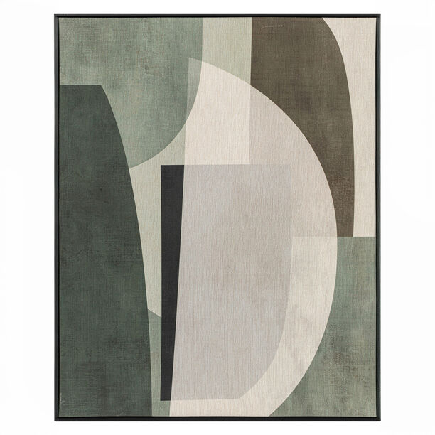 Homez wall art framed canvas wood, 80*100cm image number 0