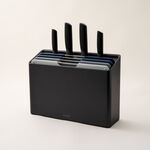 Joseph joseph folio plus chopping board with knife set 8pc graphite image number 1