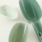 البرتو طقم ملاعق قياس 3قطع بلاستيك أخضر image number 1