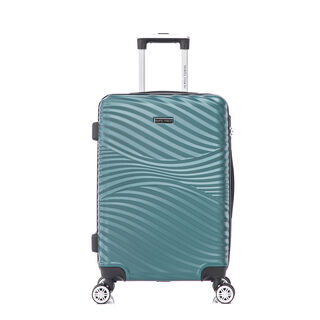 Travel vision durable ABS 4 pcs luggage set, dark green