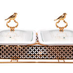 Rectangle Food Warmer With Hanger Gold image number 1