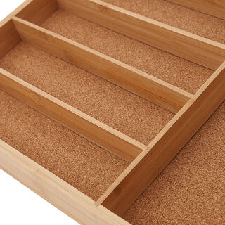 Bamboo Cutlery Drawer Organizer