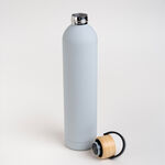 Alberto sainless steel 1L water bottle grey image number 1