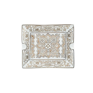 Ashtray Beige Pattern 19.5 *16.5 * 4 cm