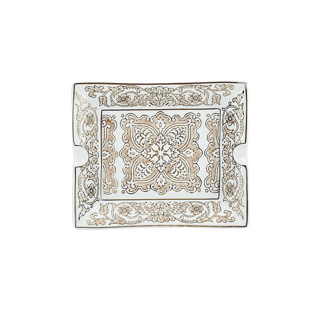 Ashtray Beige Pattern 19.5 *16.5 * 4 cm image number 2