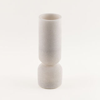 Homez resin huda vase 10.2*10.2*29.3cm, white