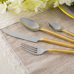 La Mesa Sharon Cutlery Set 16 Pieces Gold image number 2